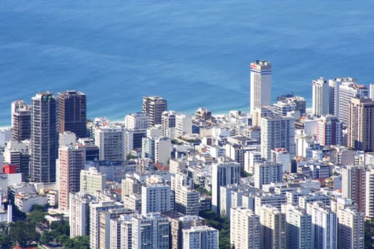 The city of Rio de Janeiro. View from the Corcovado.