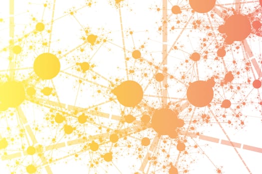 Futuristic Technology Data Flow Color Digital Abstract