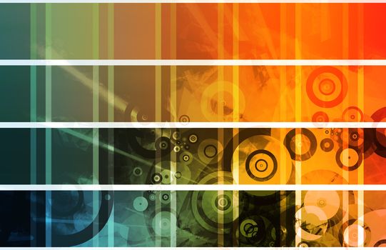 Creative and Artistic Design Horizontal Object Templates