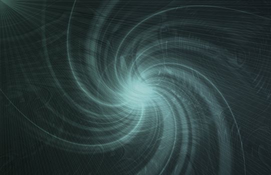 Fractals Abstract as Background With Many Circles