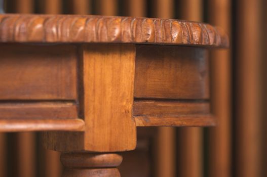 Wood Table Detail Abstract Image