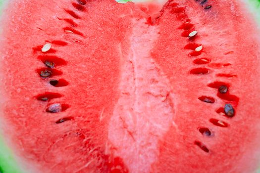 Red juicy ripe water-melon. A background