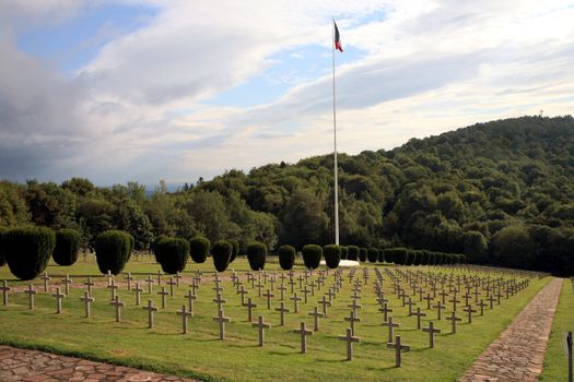 Military graveyard of heroes of the First World War - France, Alsace, Vosges