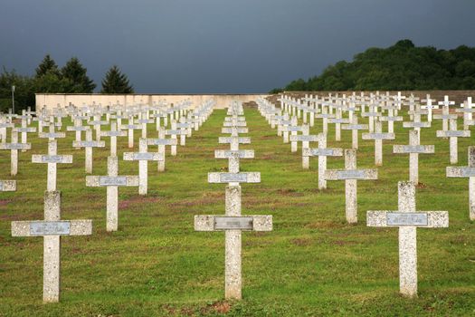 Military graveyard of heroes of the First World War - France, Alsace, Vosges