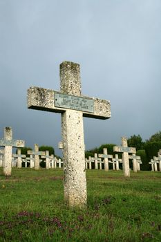 Military graveyard of heroes of the First World War - France, Alsace, Vosges