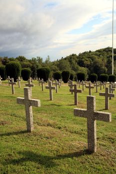 Military graveyard of heroes of the First World War - France, Alsace, Vosges