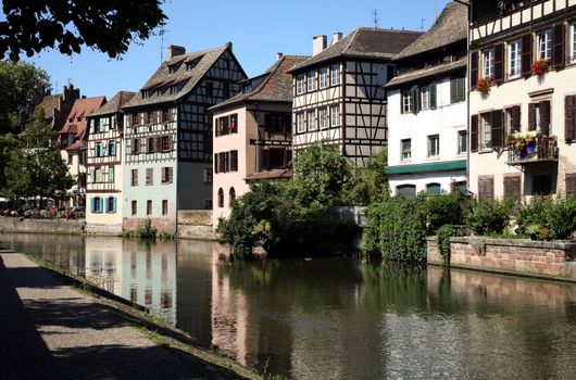 Picturesque Petite France in Strasbourg - France