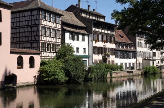 Picturesque Petite France in Strasbourg - France