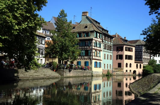 Picturesque Petite France in Strasbourg - France