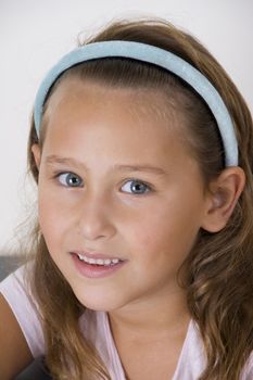 portrait of sweet little girl