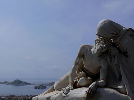 statue in Marseille