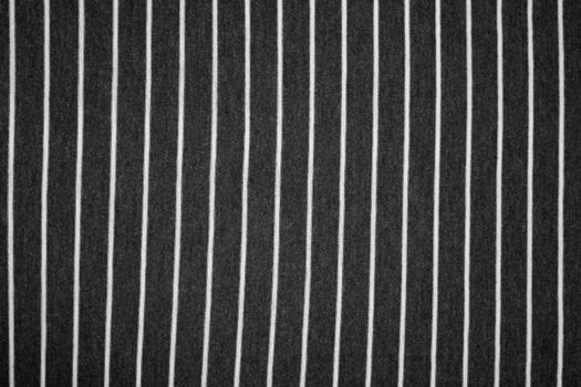 detail of striped fabric, cotton material black and white