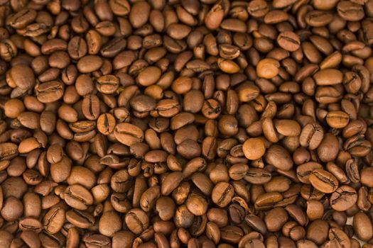 background of a lot of brown espresso beans