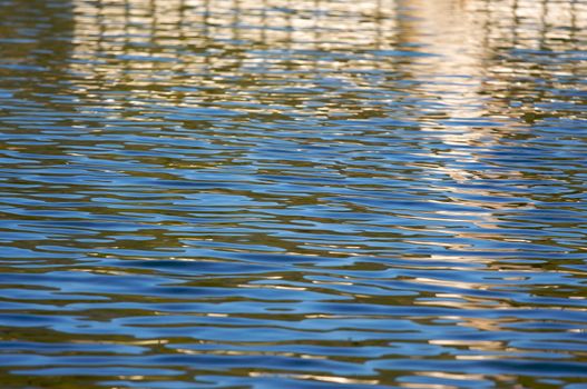 Tranquil Morning Lake Scene with Beautiful Reflection