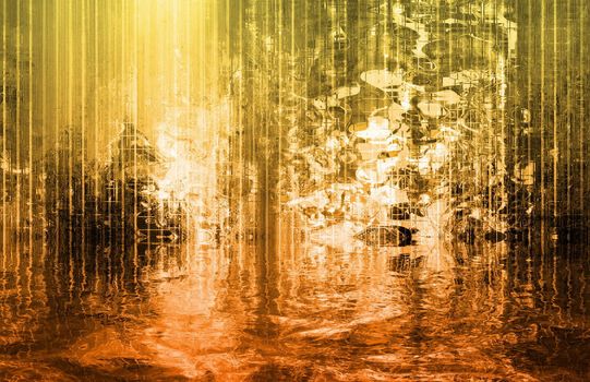 Trendy Modern Disco Music Album Cover Abstract