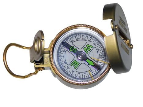 Springtime.Kazan.Compass.In metallic,the bronze body.Dial indicator gage.