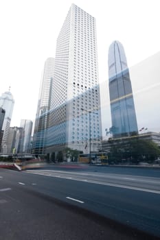 it is traffic through downtown in HongKong
