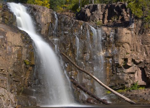 Lower Gooseberry Falls in October