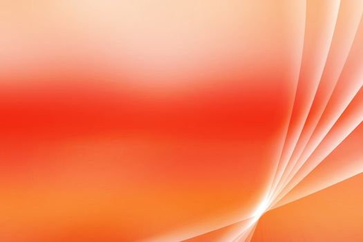 Orange Soothing Vista Curves Abstract Background Wallpaper
