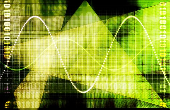 Technology Abstract World Background as Clip Art