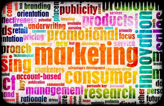 Marketing Background as Art with Related Terms