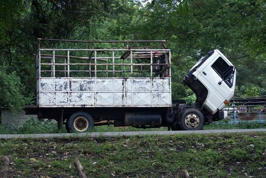 Broken truck in Nicaragua.                 