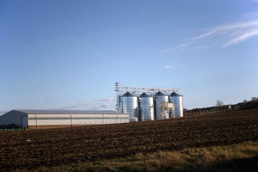 Landscape with silo