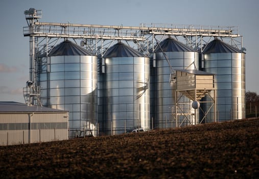 Landscape with silo