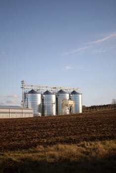 Landscape with silo