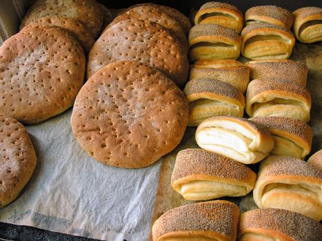 Baker Bread Bed, just baked, ready to be eat