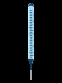 Thermometer which show's normal temperature of person