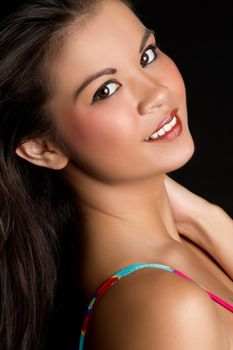 Beautiful smiling filipino woman