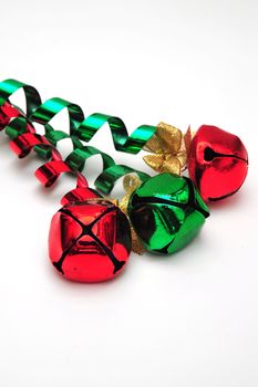 Jingle bells on a white background