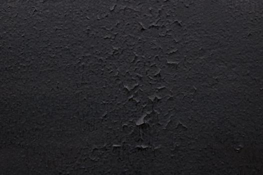 Old metal surface painted in black color - brutal background (texture).