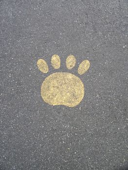 paw print sign