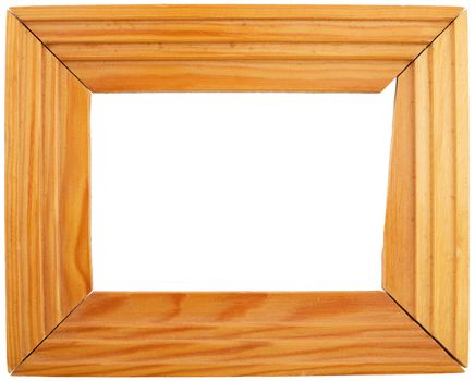 Simple wooden frame for a photo or a picture