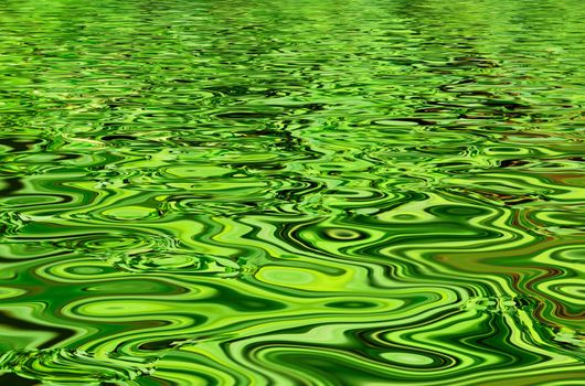 liquid background of green colors