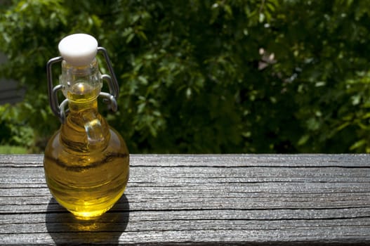 Nature donates a small bottle of italian Olive Oil