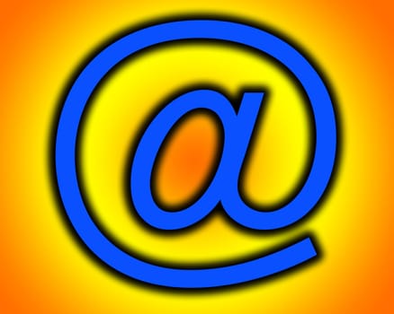 One of the symbols used to represent the internet.