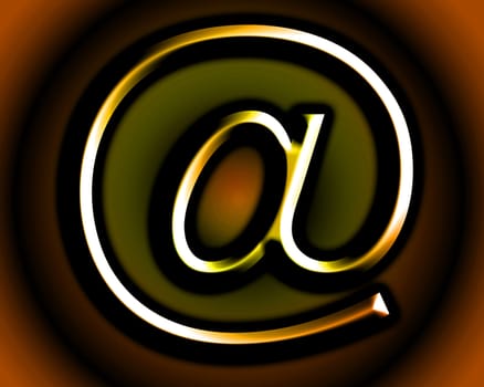 One of the symbols used to represent the internet.