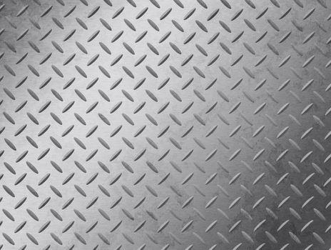 Image of a grungy diamond plate texture.