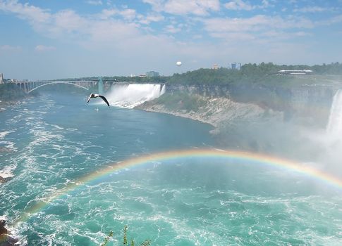 View of the American Falls from Canada 