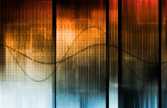 Internet World Wide Web Abstract Tech Background