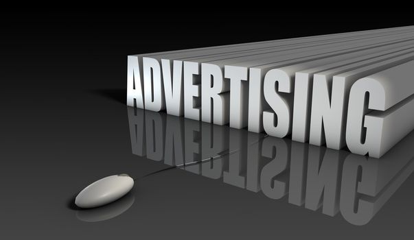 Online Advertising as a Concept Background Art