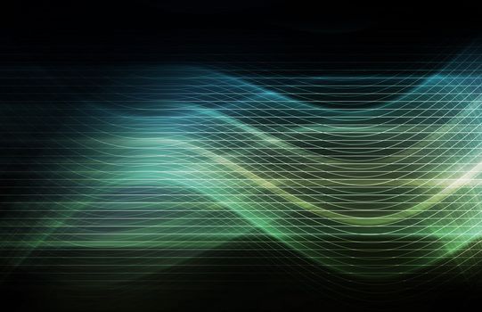 Technology Background as a Digital Abstract Art