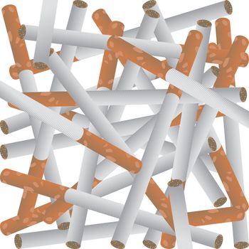 Seamless background with cigarettes