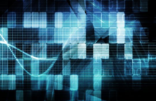 Futuristic Technology Concept as a Data Abstract