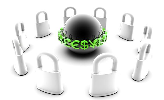 Secure Financial Data as a Encryption Protection