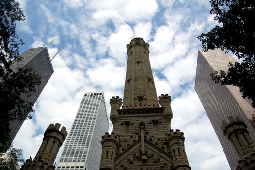 Picture of the famous Water Tower in Chicago