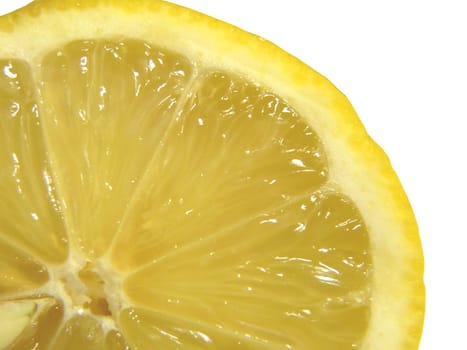 Half of the lemon